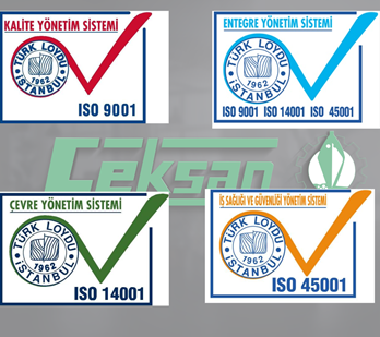 ÇEKSAN TERSANESİ, ISO9001, ISO14001 ve ISO45001 sertifikalarını yeniledi.